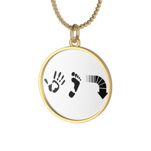 Five Toes Down Single Loop Necklace