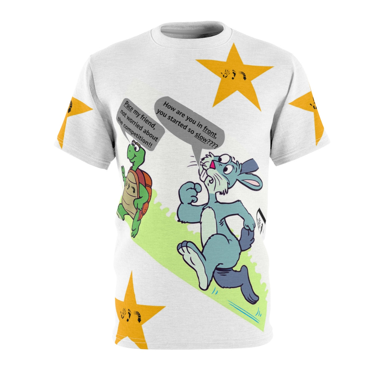 Five Toes Down Pace Unisex Cut & Sew Tee