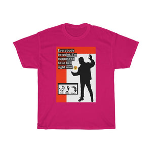 Five Toes Down Be Quiet Heavy Cotton Tee