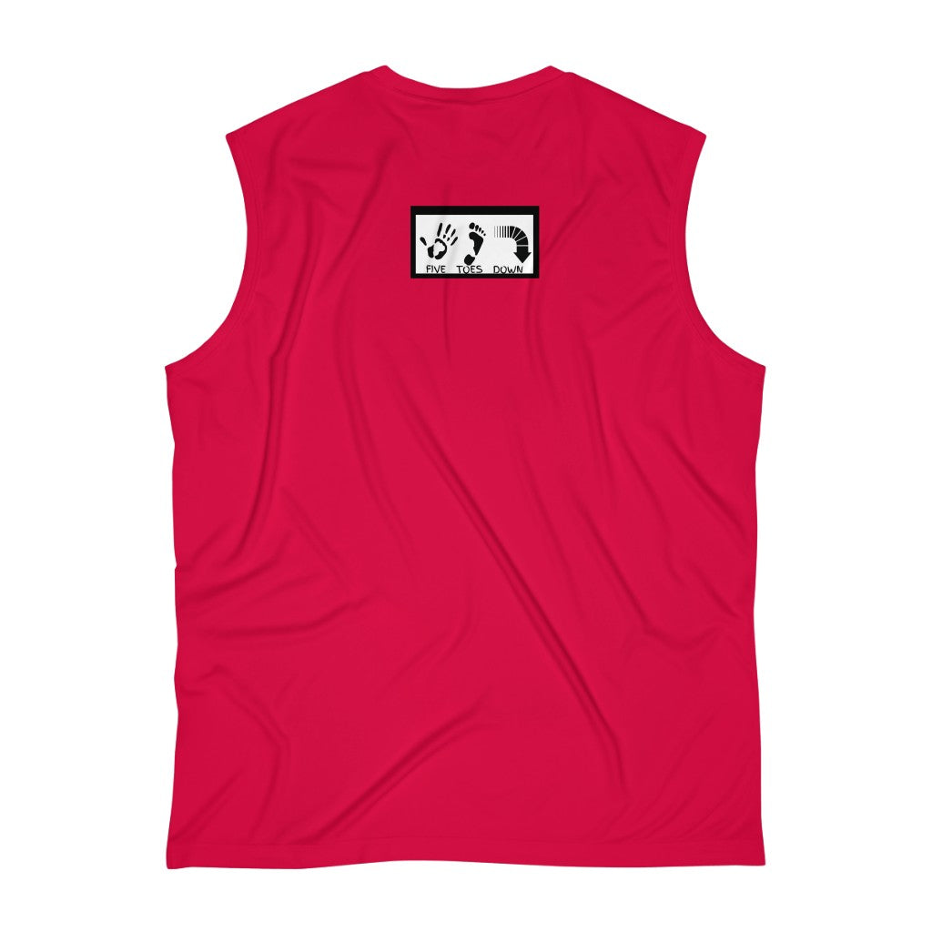 Five Toes Down Sleeveless Performance Tee Muscle
