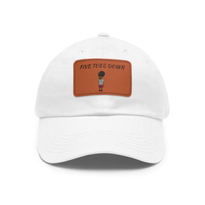 Five Toes Down Henry The Amputee Hat with Leather Patch