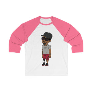 Five Toes Down Henry Unisex 3/4 Sleeve Baseball Tee