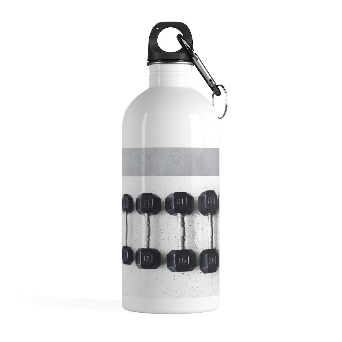 Five Toes Down Weights Stainless Steel Water Bottle