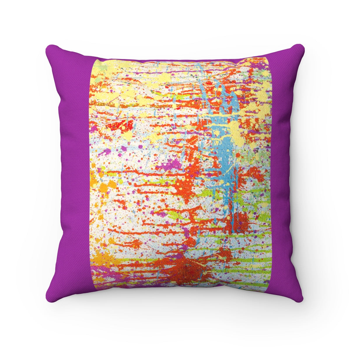 Five Toes Down Drip Spun Polyester Square Pillow