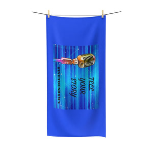 Five Toes Down Mic Check Polycotton Towel