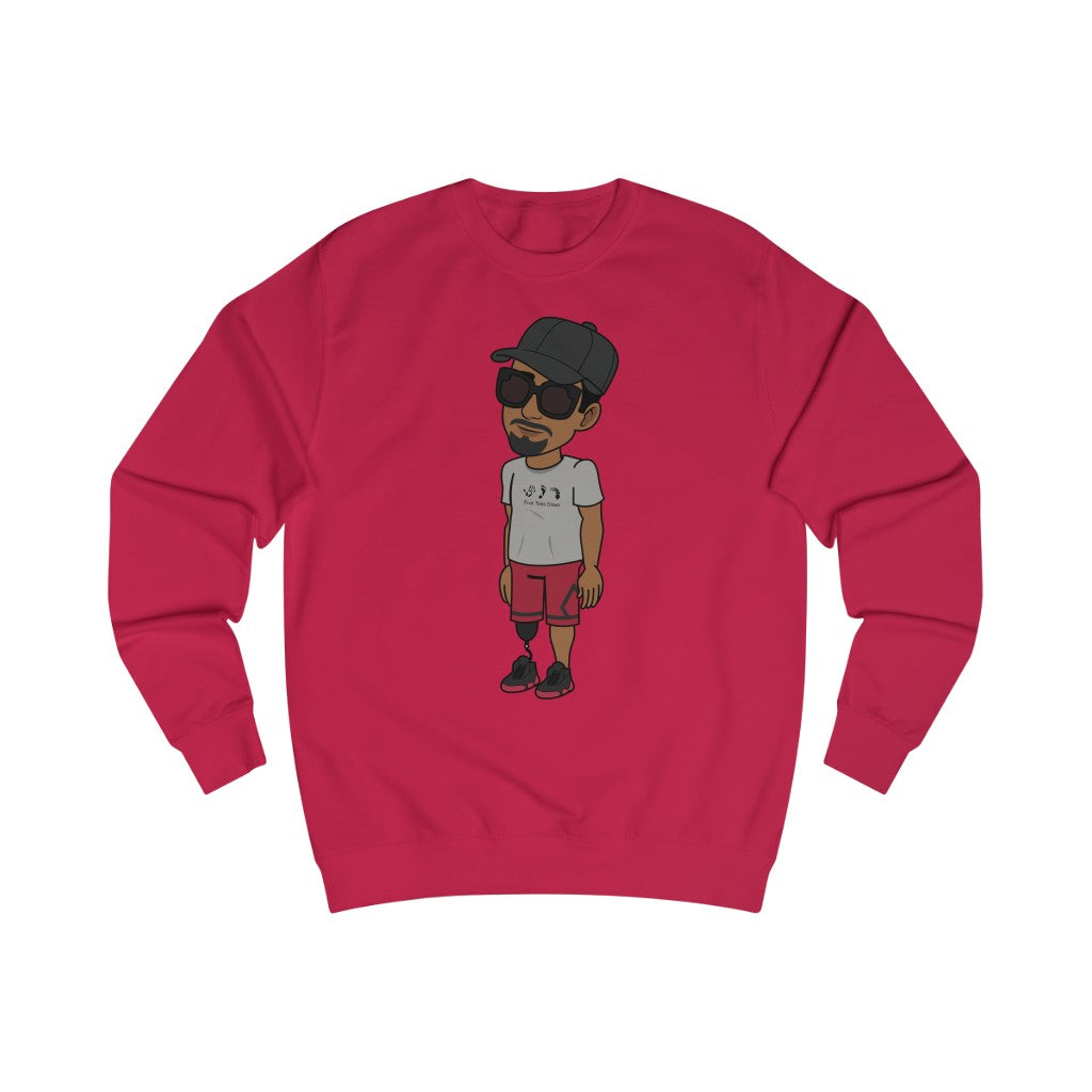 Five Toes Down Henry the Amputee Sweatshirt