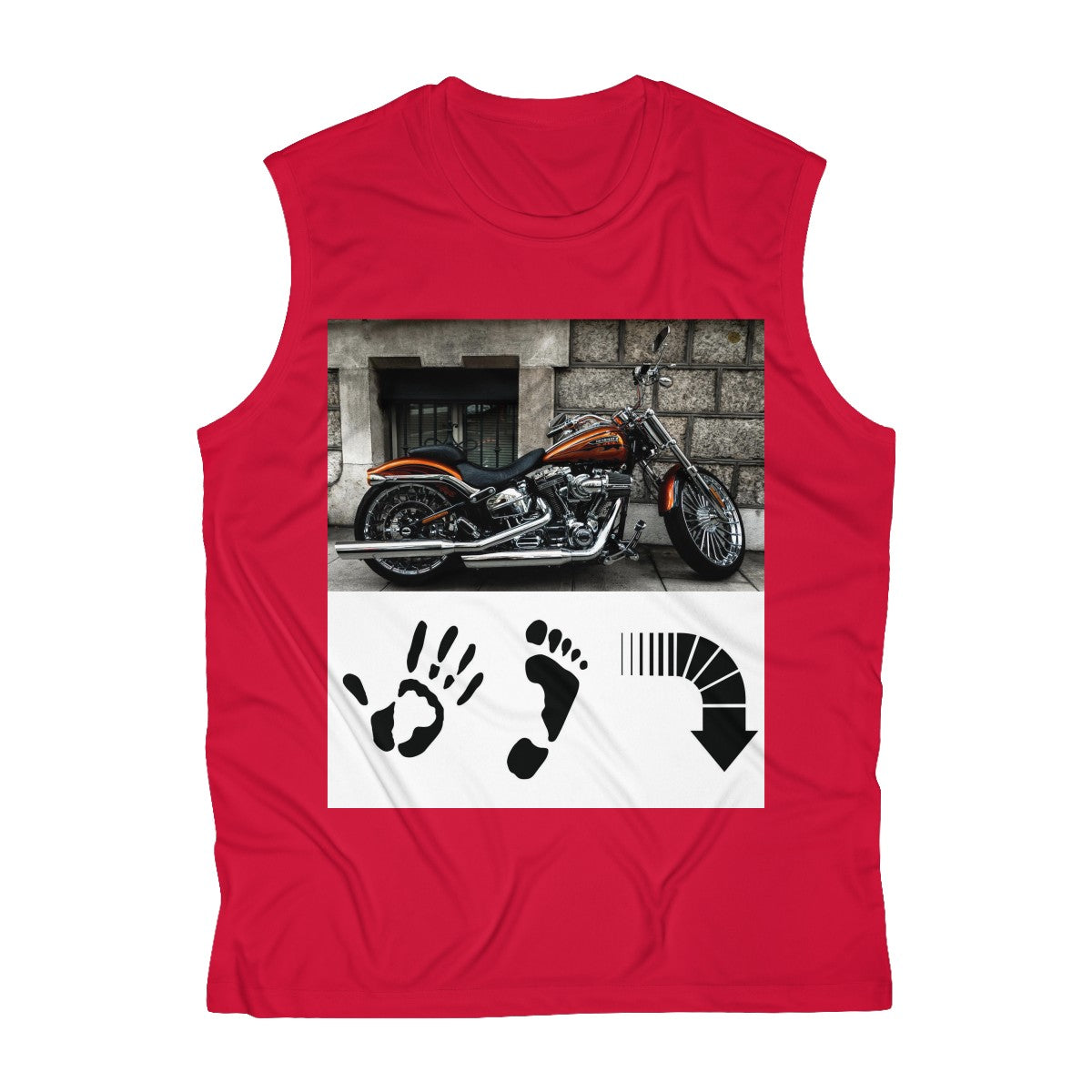 Five Toes Down Harley Performance Tee