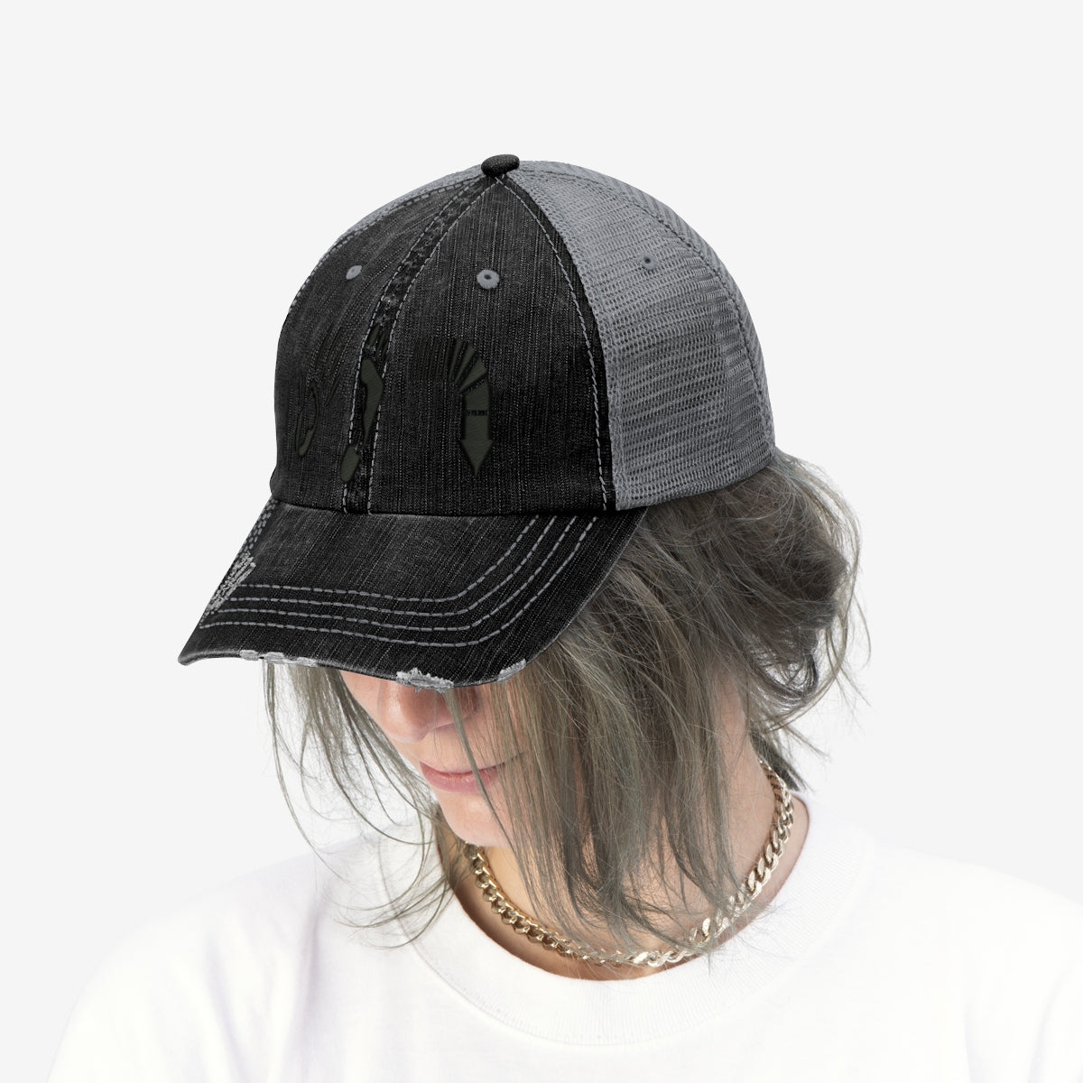 Five Toes Down Unisex Trucker Hat Embroidered