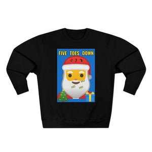 Five Toes Down Santa Unisex Sweatshirt