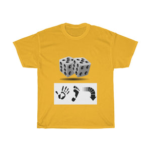 Five Toes Down Dice Unisex Tee