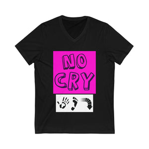 Five Toes Down No Cry Unisex V-Neck Tee