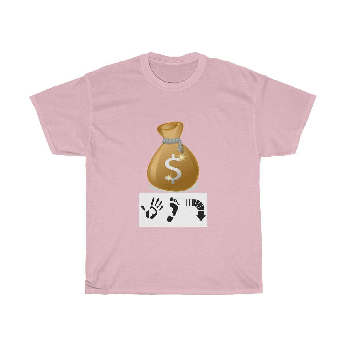 Five Toes Down Money Bag Unisex Tee