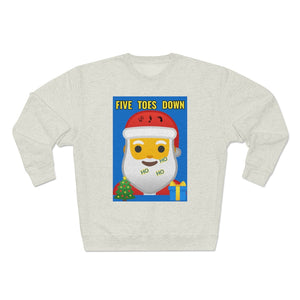 Five Toes Down Santa Unisex Sweatshirt