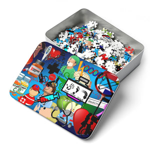Five Toes Down Dr. Dr. 252 Piece Puzzle