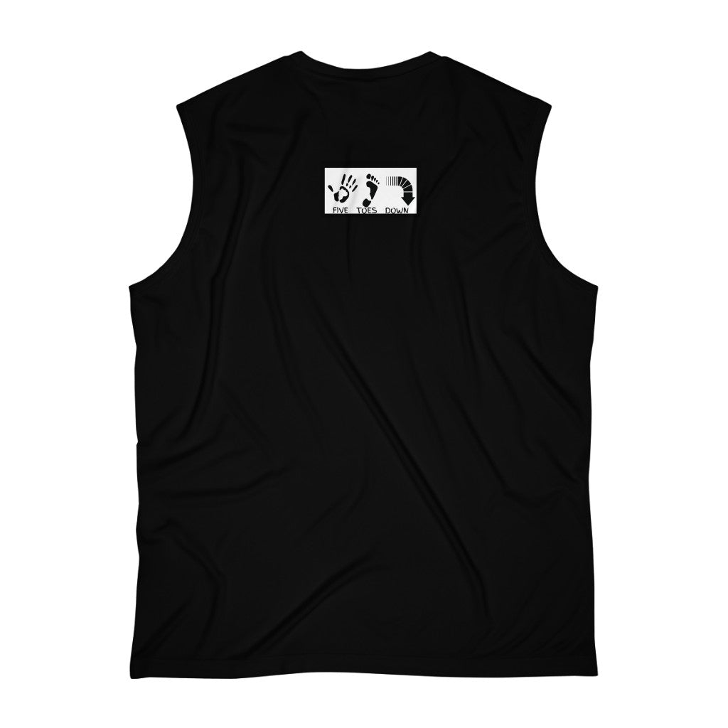 Five Toes Down Sleeveless Performance Tee Muscle