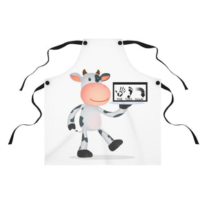 Five Toes Down Cow Apron