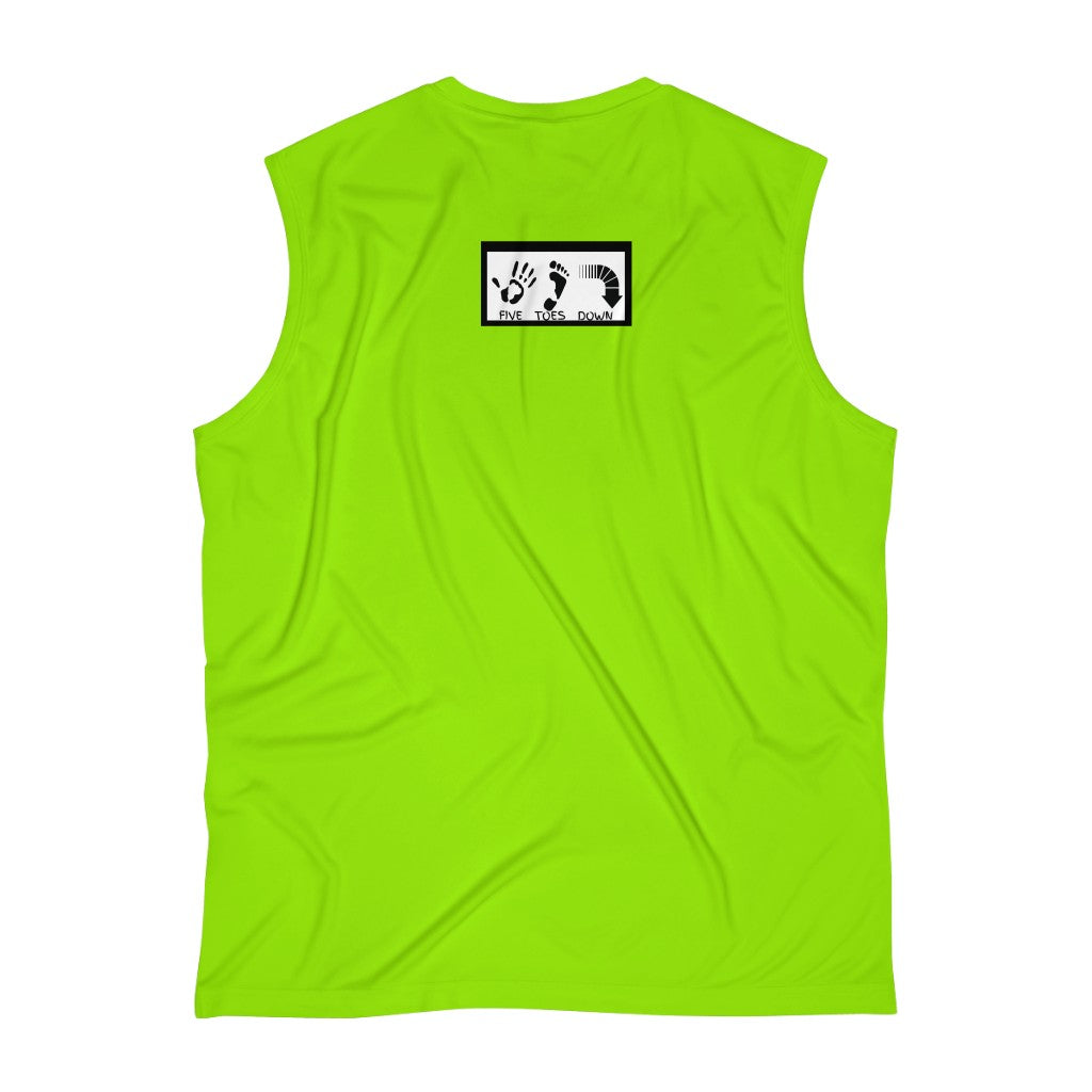 Five Toes Down Sleeveless Performance Tee Muscle