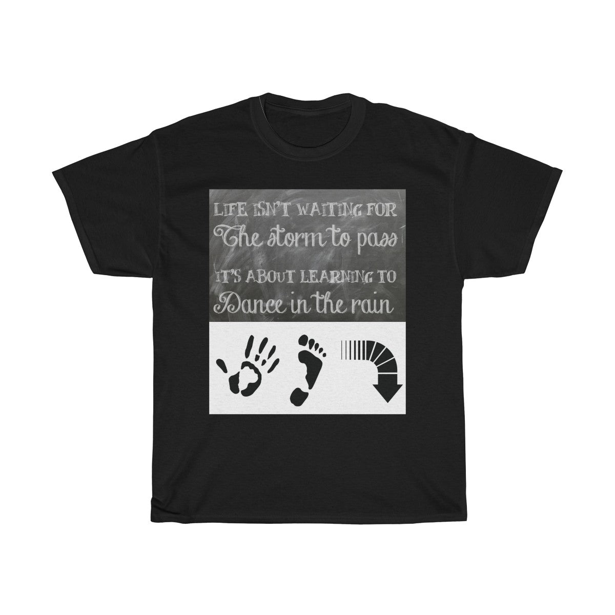 Five Toes Down Life is a Storm Unisex Tee