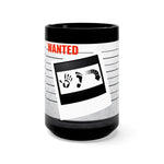 Five Toes Down Wanted Black Mug 15oz