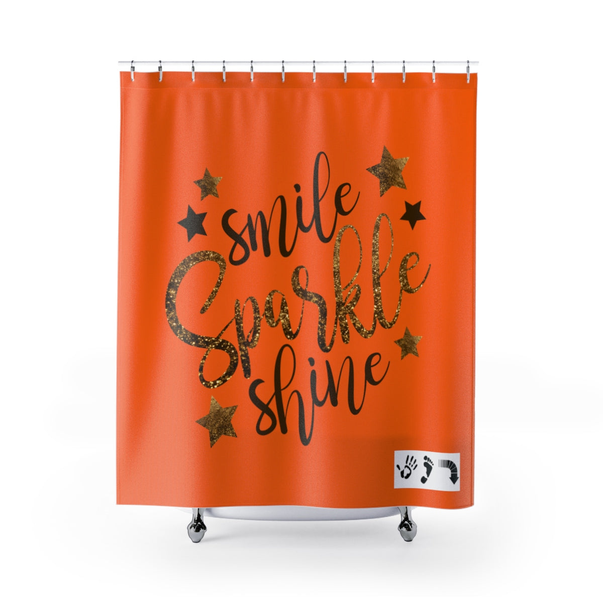 Five Toes Down SSS Shower Curtains
