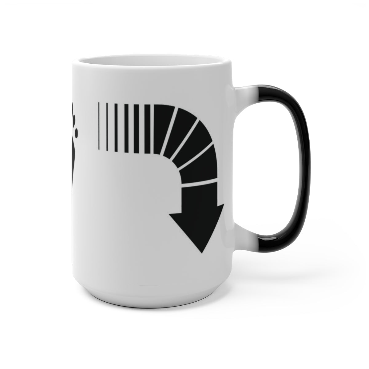Five Toes Down Color Changing Mug