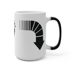 Five Toes Down Color Changing Mug