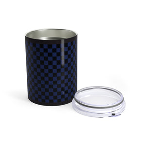 Five Toes Down Blue Checker Tumbler 10oz