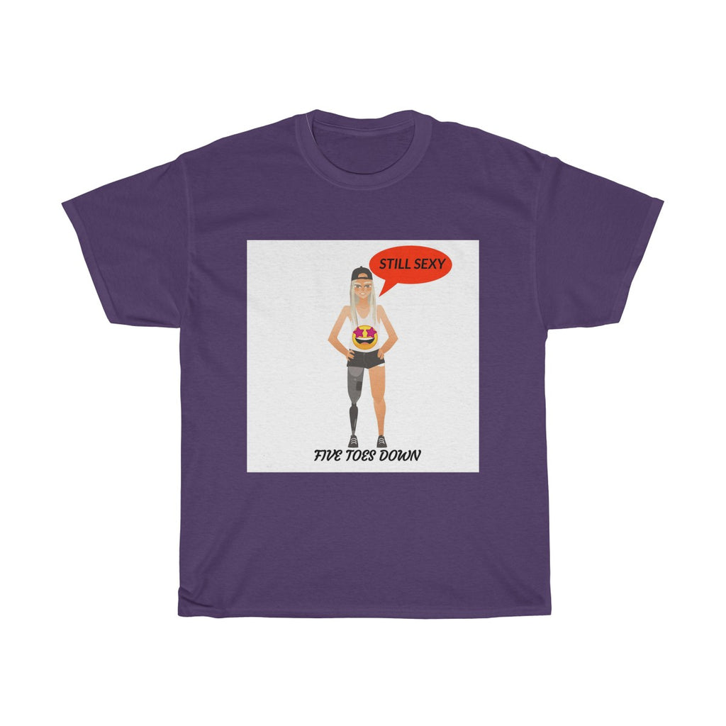 Five Toes Down Female Still Sexy Unisex Tee
