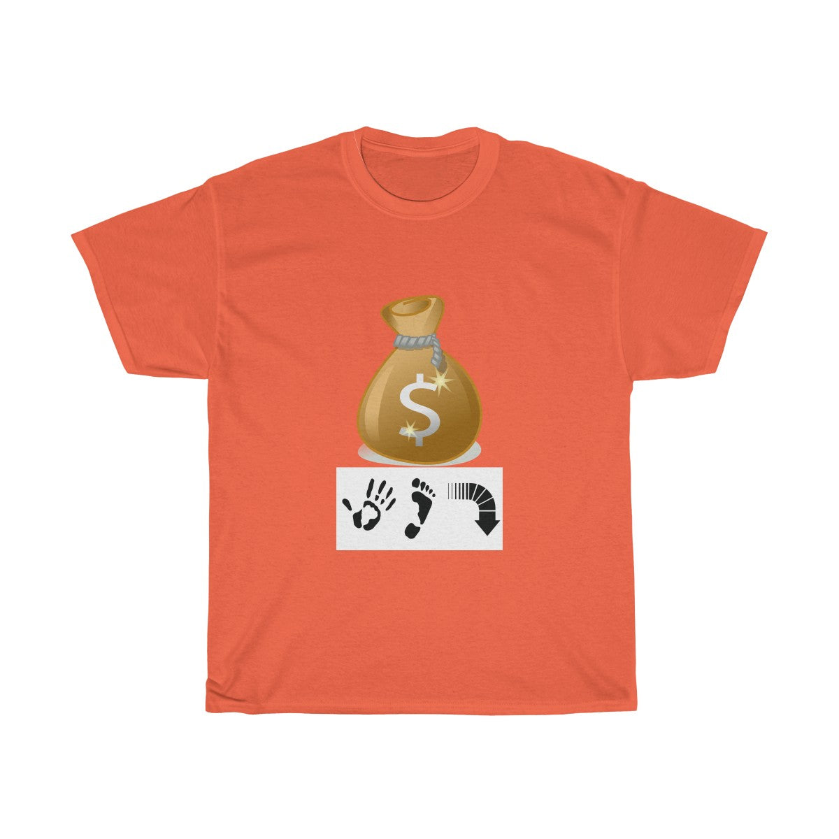 Five Toes Down Money Bag Unisex Tee