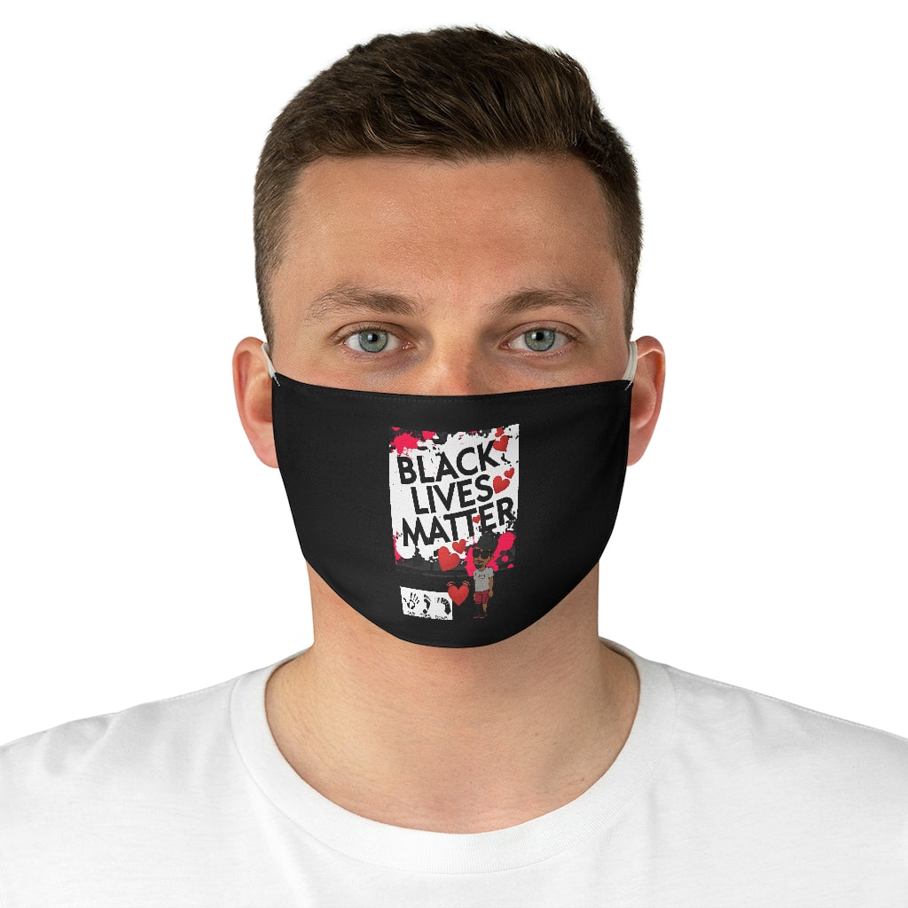 Five Toes Down BLM Fabric Face Mask