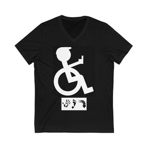 Five Toes Down I'm Mad Unisex V-Neck Tee