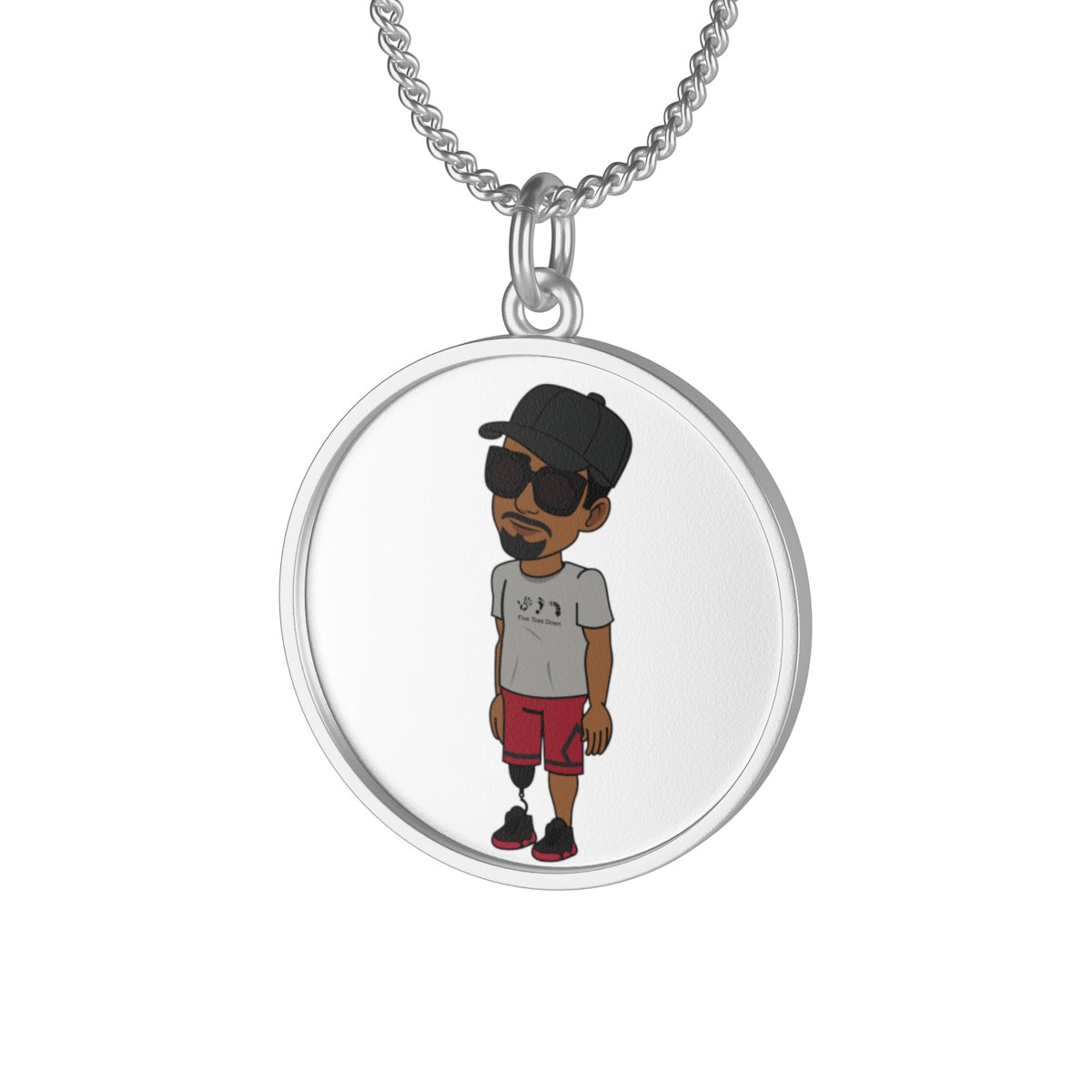 Five Toes Down Henry Single Loop Necklace
