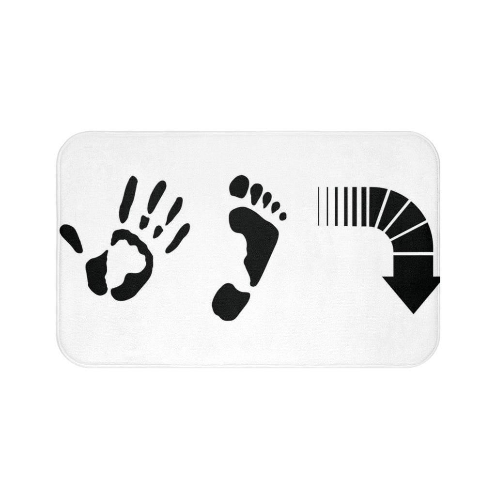 Five Toes Down Bath Mat