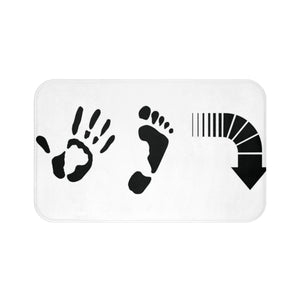 Five Toes Down Bath Mat