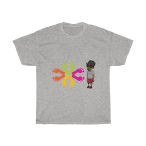 Five Toes Down Circle of Feet Unisex Tee