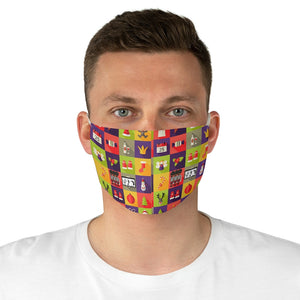 Five Toes Down Holiday 1 Fabric Face Mask