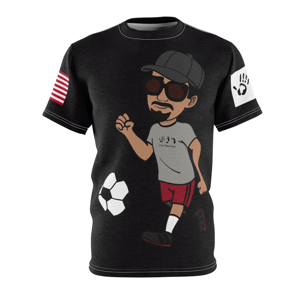 Five Toes Down Henry Soccer Unisex Cut & Sew Tee