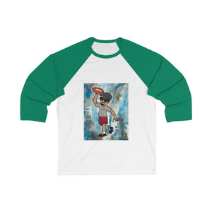 Five Toes Down Henry Football Unisex 3/4 Sleeve Baseball Tee
