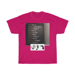 Five Toes Down Words to Live By Unisex Tee
