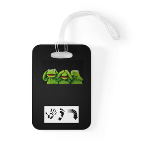 Five Toes Down Kermit Bag Tag