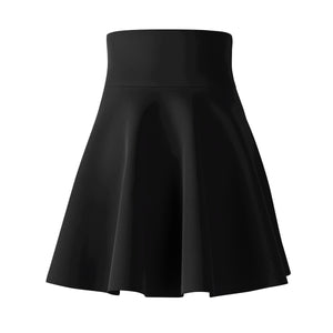 Five Toes Down Blk Women's Skater Skirt