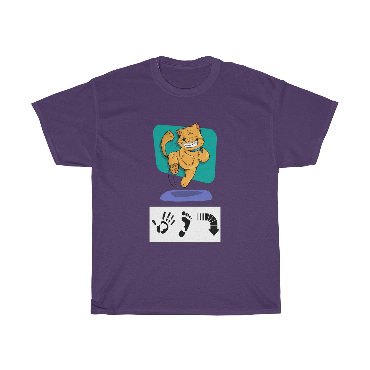 Five Toes Down Cat Dance Unisex Tee