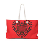 Five Toes Down Red Weekender Bag