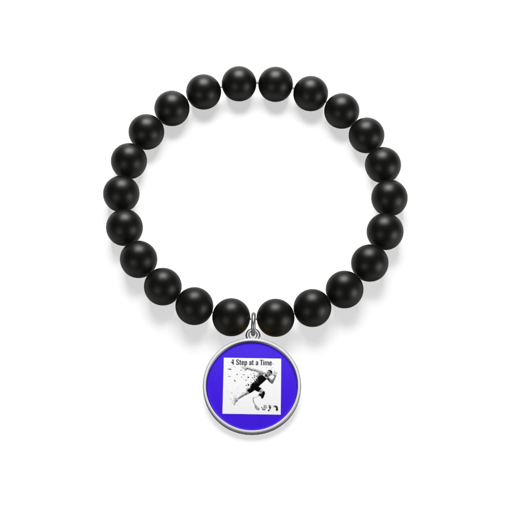 Five Toes Down 1 Step Matte Onyx Bracelet