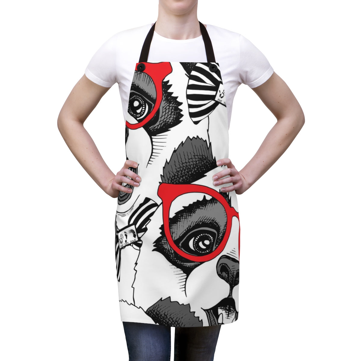 Five Toes Down Panda Apron