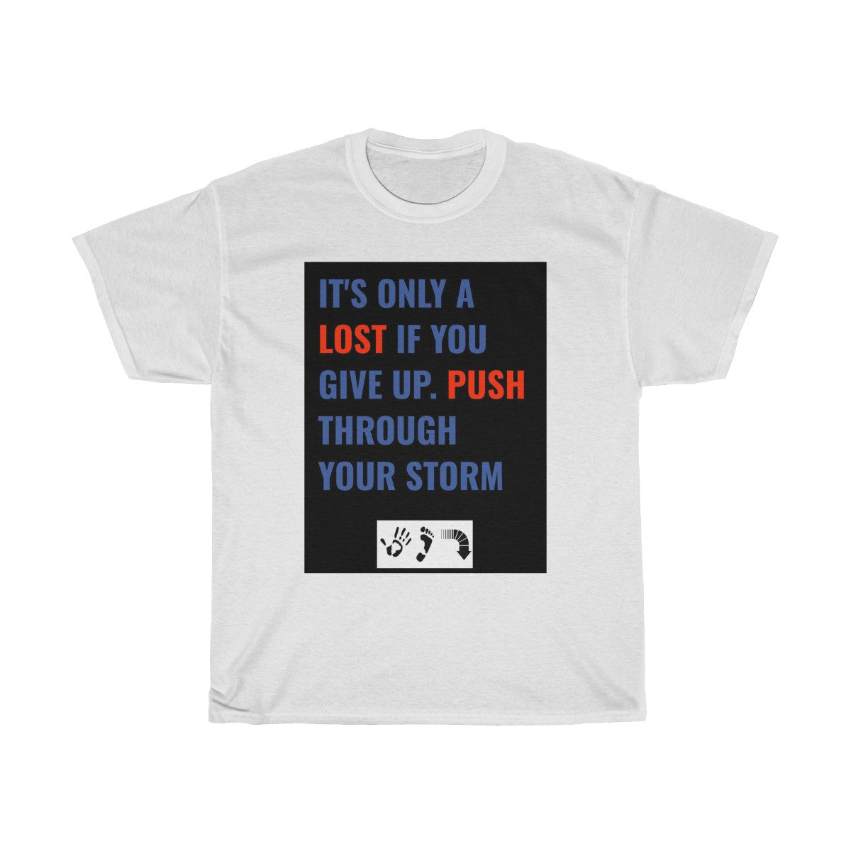 Five Toes Down Push Through Unisex Tee