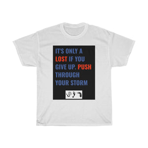 Five Toes Down Push Through Unisex Tee