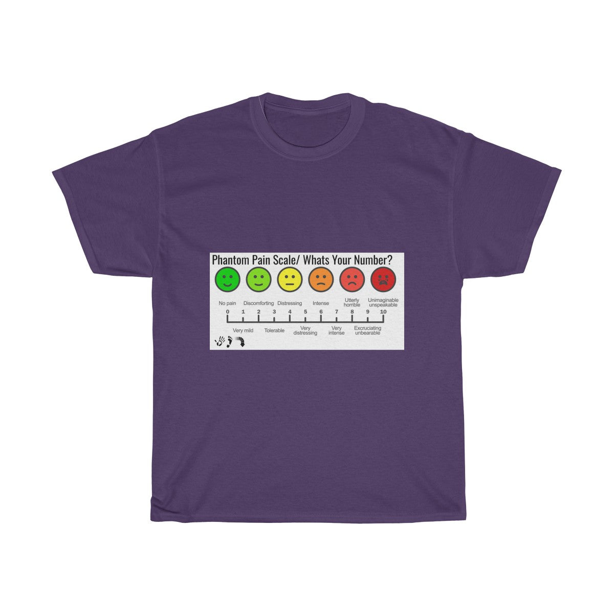 Five Toes Down Pain Unisex Tee