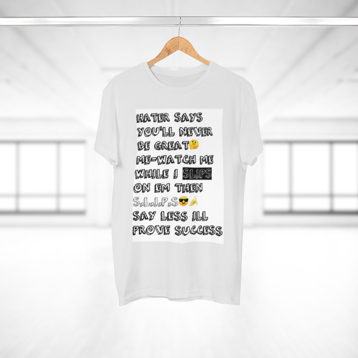 Five Toes Down Single Jersey Men's T-shirt Hater Says