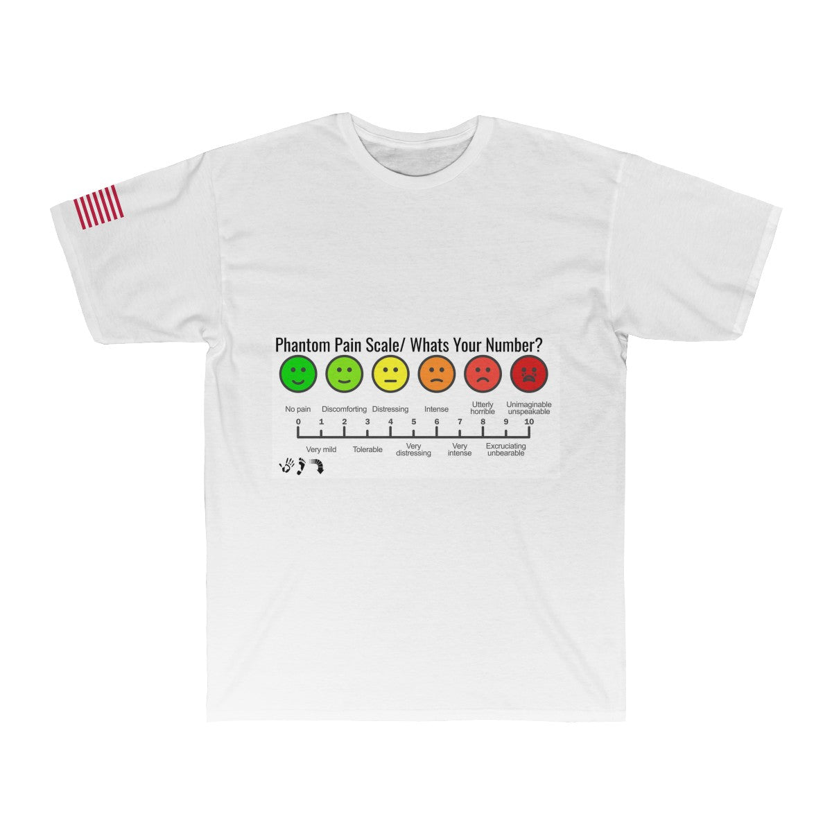 Five Toes Down Pain Surf Tee
